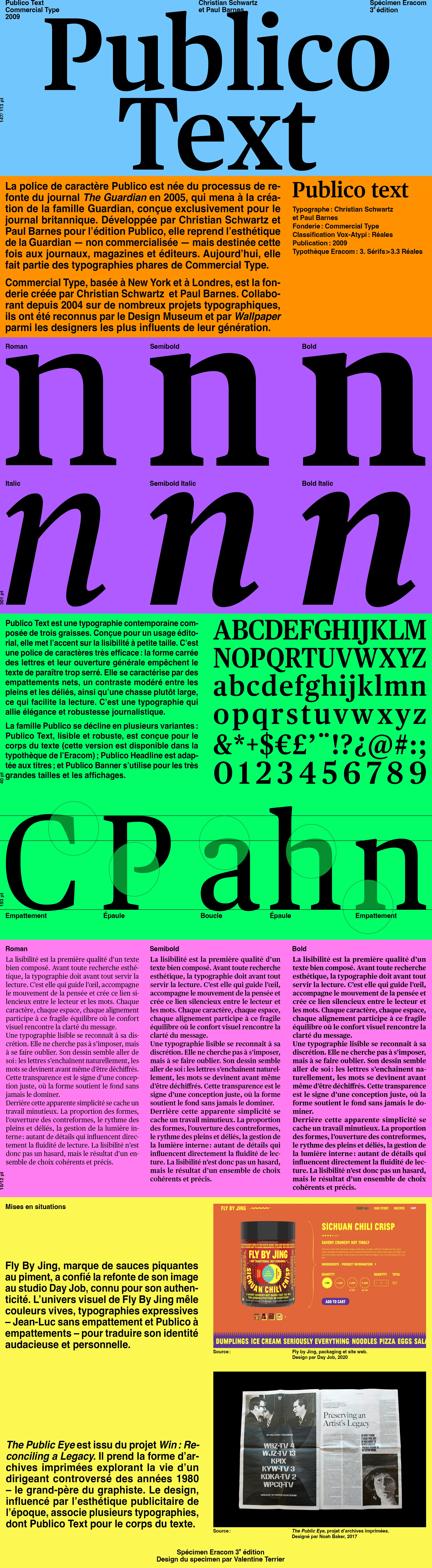 Spécimen Publico Text