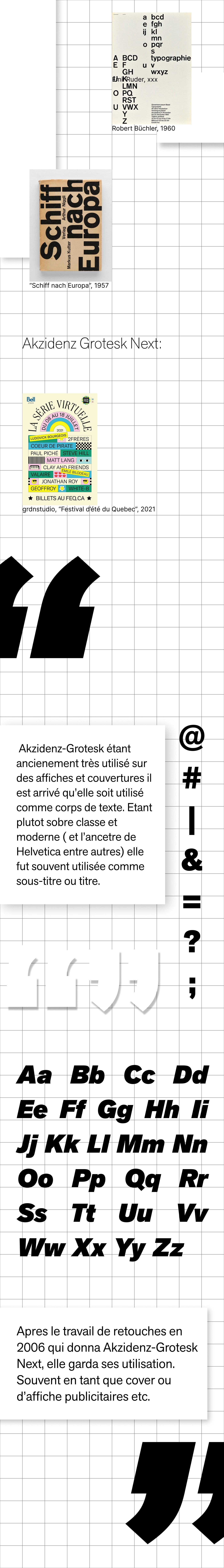 Spécimen Akzidenz Grotesk Next